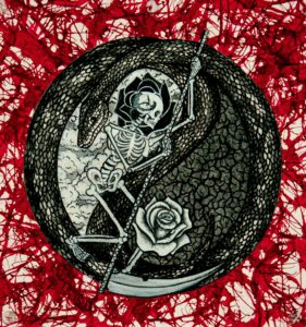 Dualistic Unity, mixed media artwork by Anna Brangoccio