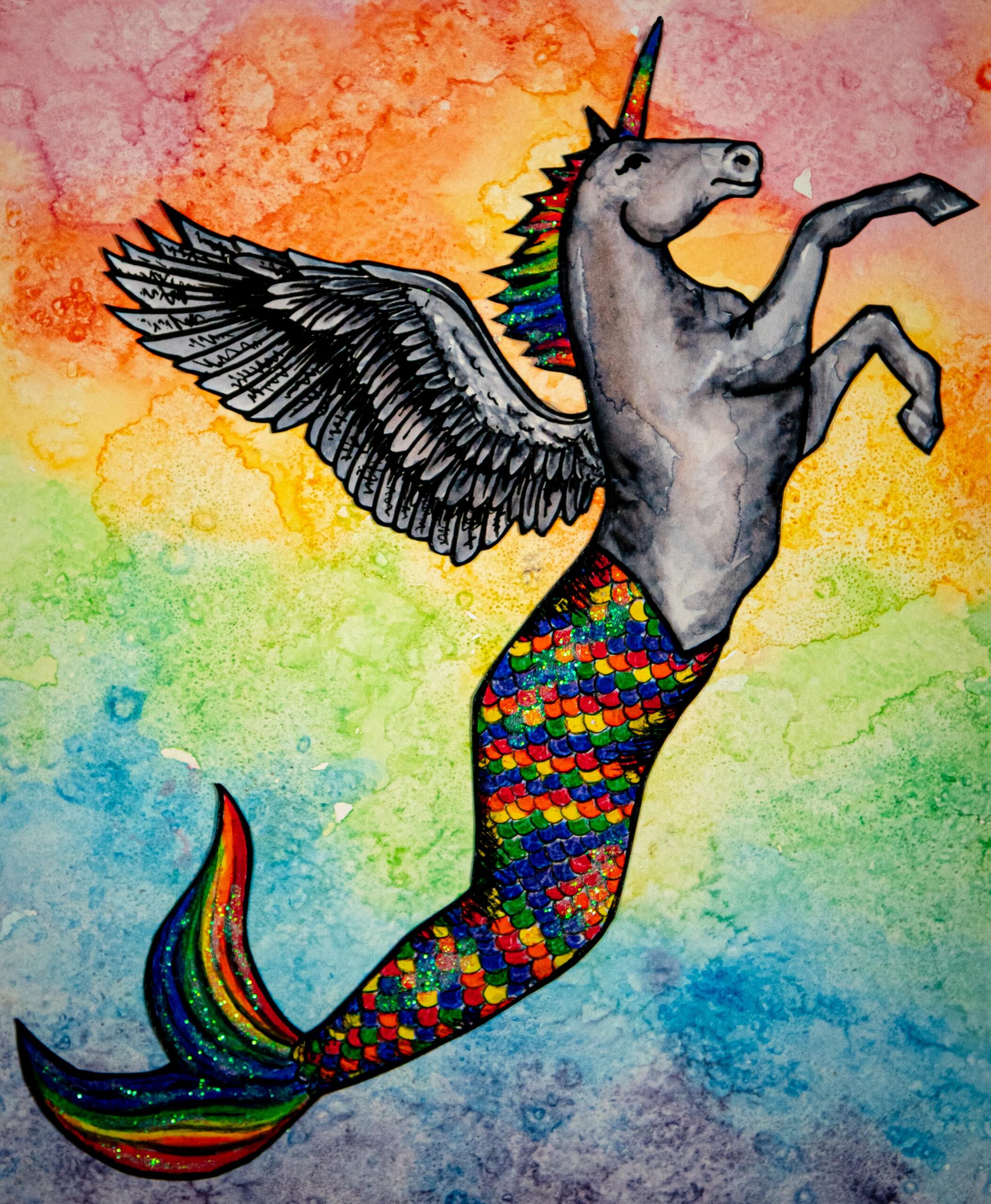 Rainbow Mermaid Allicorn