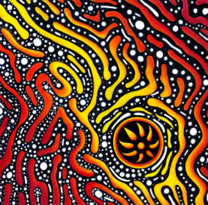 Caldera — Ink, acrylic