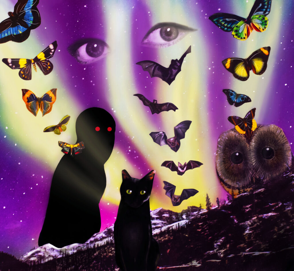 Metamorphosis at Dusk — Analogue collage